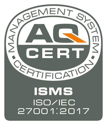 Logo certificazione ISO/IEC 27001